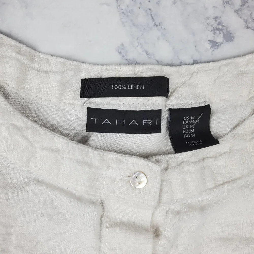 Tahari medium linen